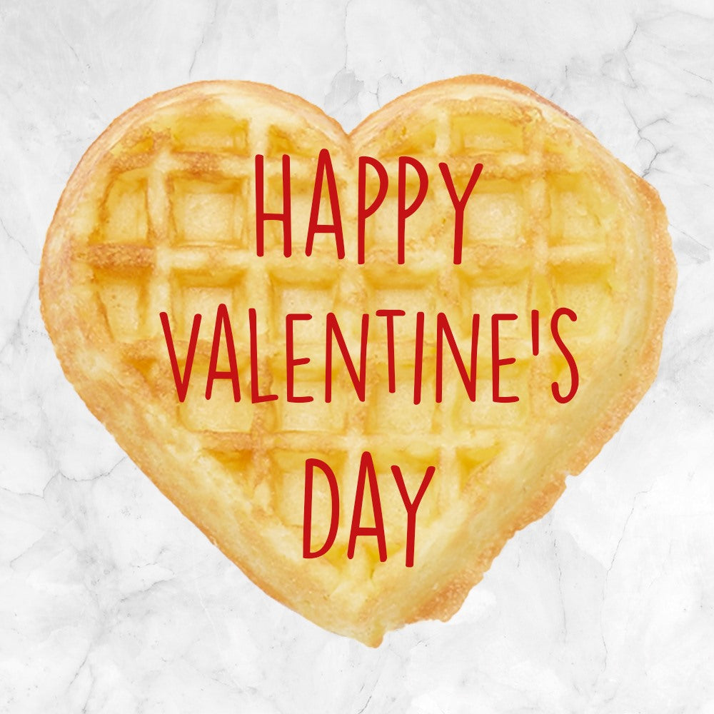 🇧🇪 10 Heart-Shaped Belgium Waffles, 10oz (287g)