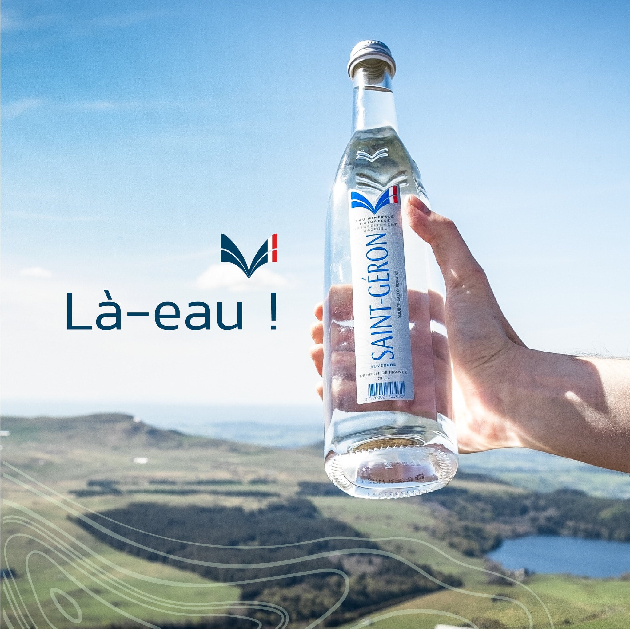 🇫🇷 Saint-Géron Premium Naturally Sparkling Mineral Water (Glass Bottle)