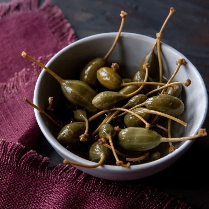 🇫🇷 Organic Caperberries by Les Trois Petits Cochons, 12.4 oz