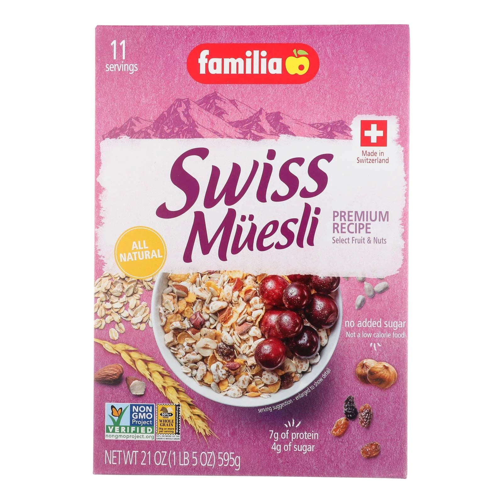 🇨🇭 Swiss Muesli Premium Recipe (No Added Sugar), 29 oz (822g)