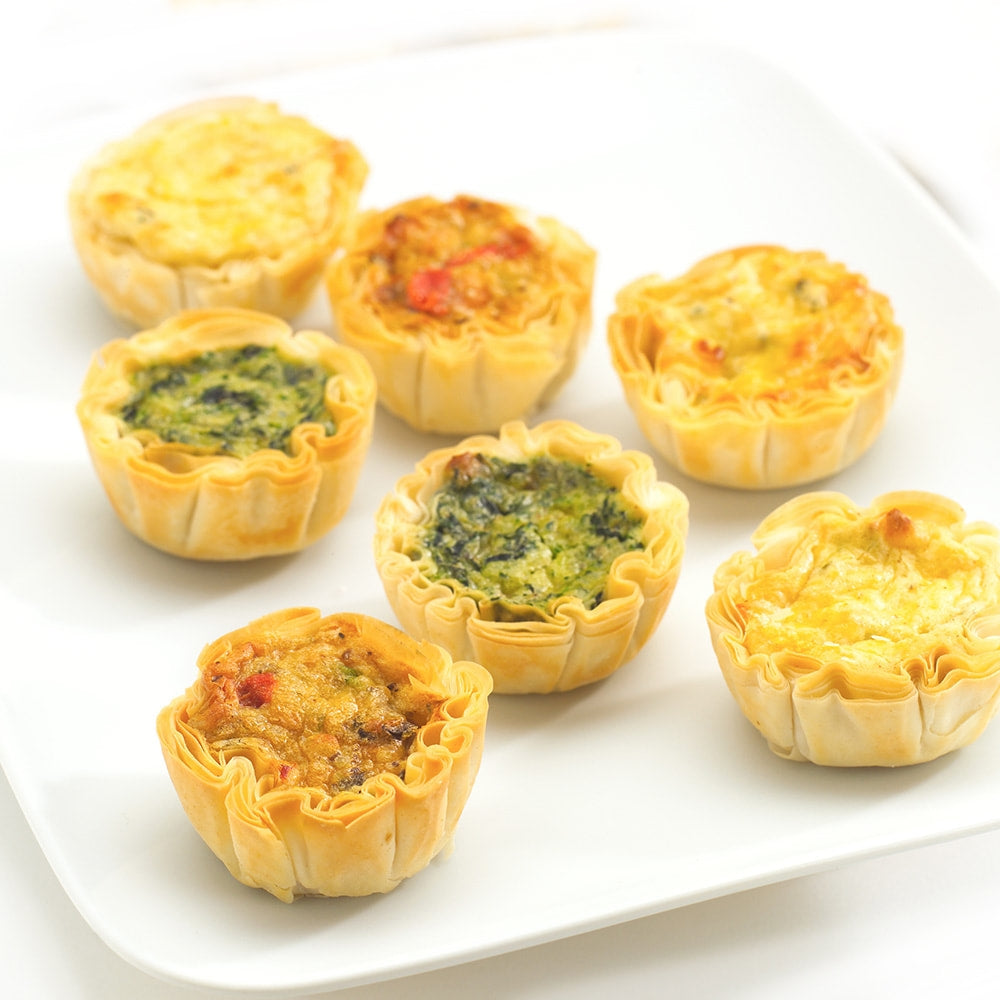 🇺🇸 12 Assorted Mini Quiches, 6.25 oz [Frozen] ❄️