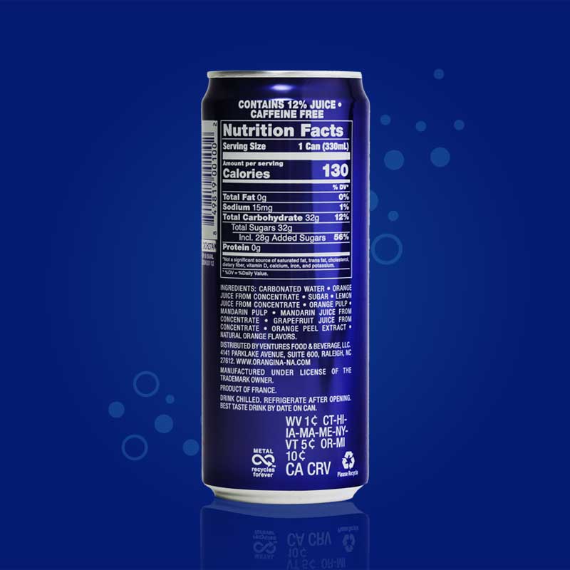 🇫🇷 Sparkling Citrus Beverage w/ Pulp, 11.2 fl. oz. (330 ml)