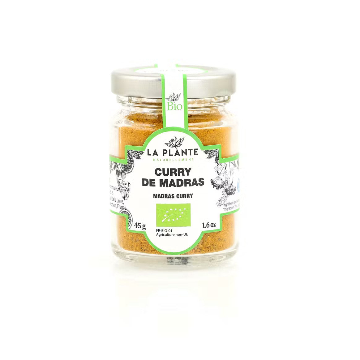 🇫🇷 Organic Madras Curry by La Plante 45 g