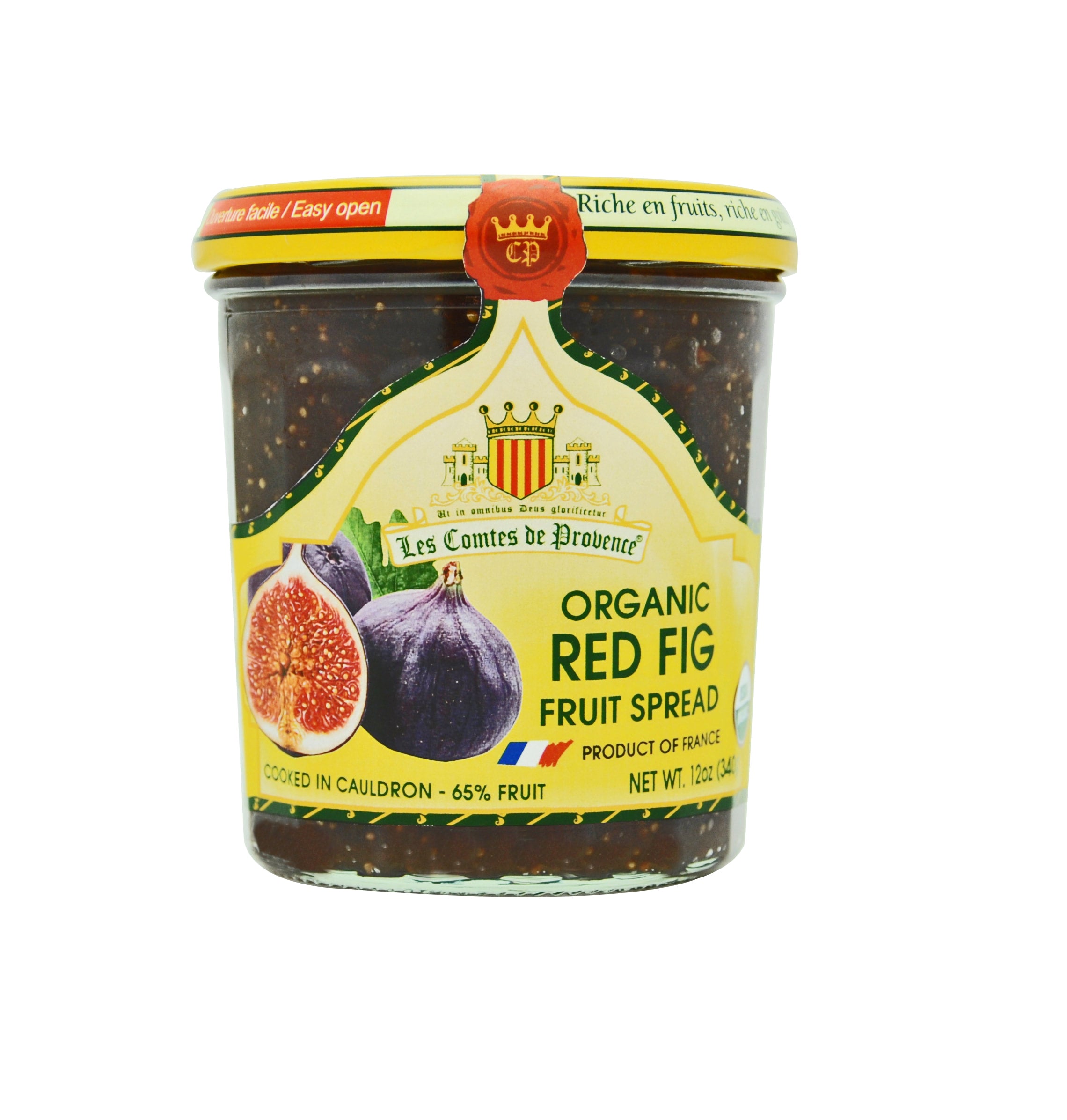 🇫🇷 Organic Red Fig Jam (65% Fruits), 12 oz (340g) Best Before, March 15th 2025