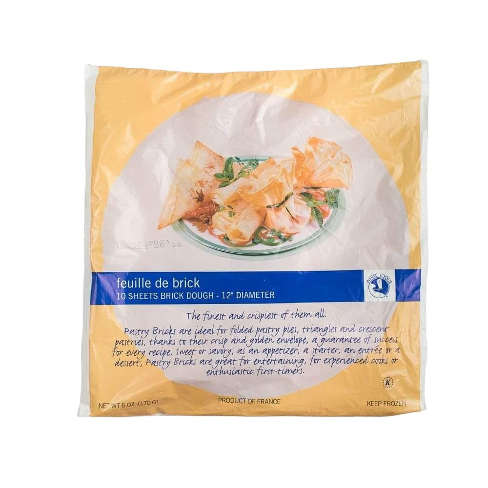 🇫🇷 10 Feuille de Brik 'Ouarka/Bourek/Malsouka' Pastry Dough, 6 oz (170g)  [Frozen] ❄️