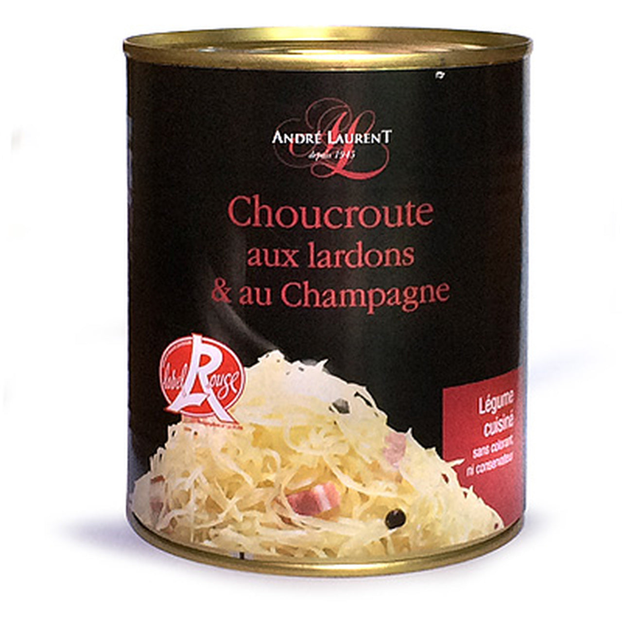 🇫🇷 Champagne Choucroute (Sauerkraut) w/ Lardons "Label Rouge", 28.6 oz (810g)