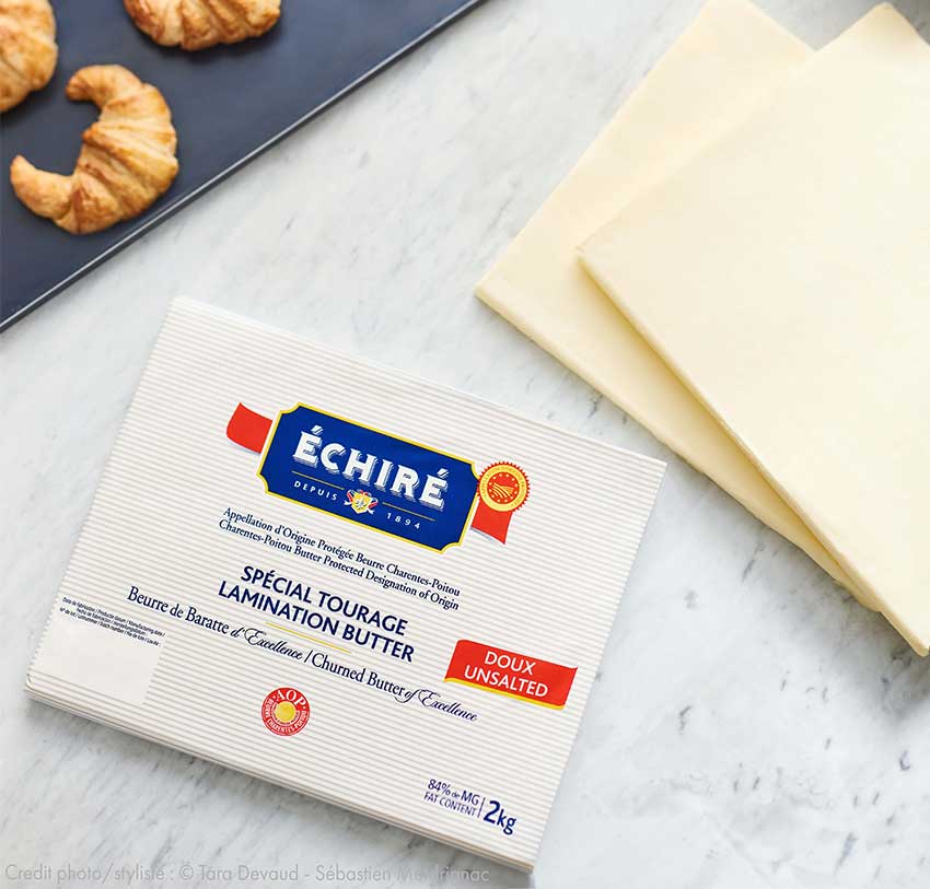 🇫🇷 Professional Pastry Sheet Butter ‘Beurre de Tourage AOP’ 84%, 4.4 lbs (2kg) [Frozen] ❄️