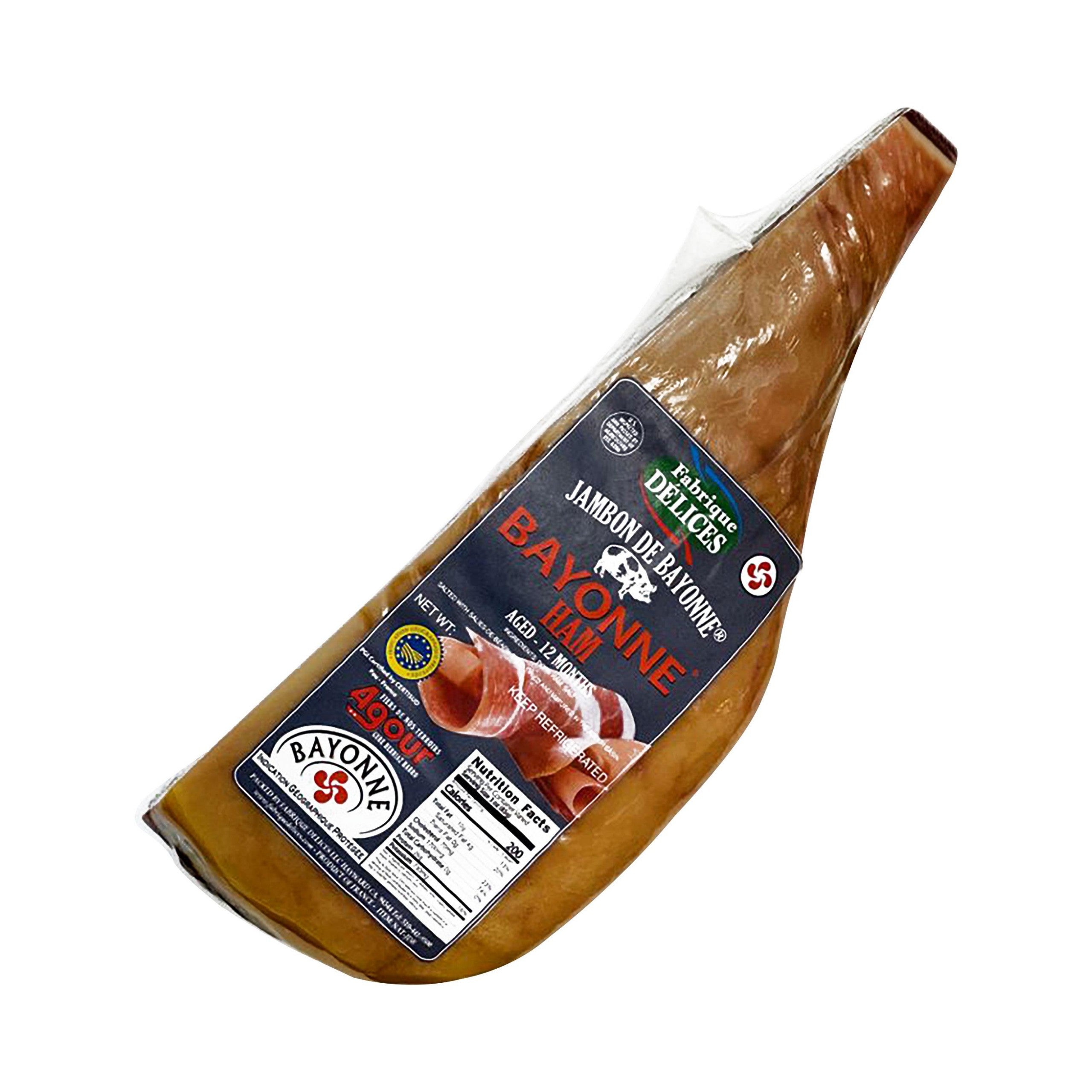 🇫🇷 Half Bayonne Ham (Aged 12 Months) by Agour 🐖, ~ 6 lbs [Pre-Order Only]