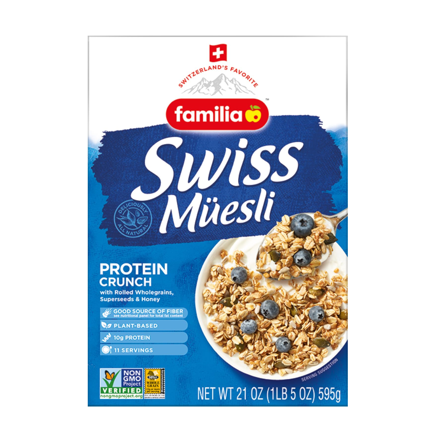 🇨🇭 Swiss Muesli Protein Crunch, 29 oz (822g)