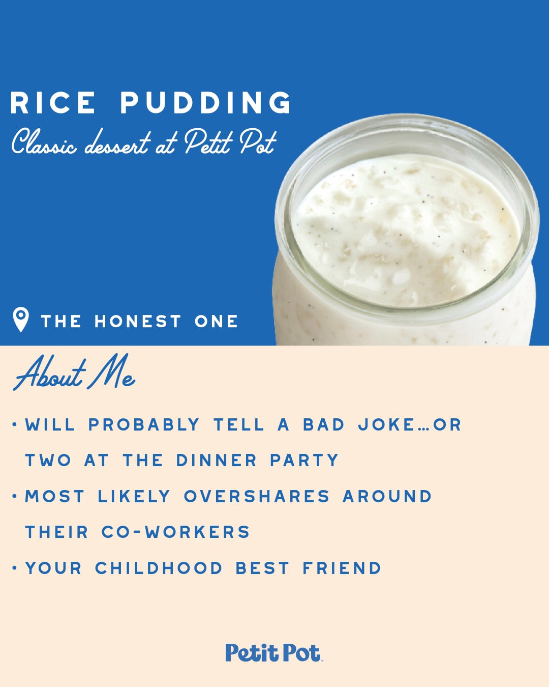 🇺🇸 2 Organic Vanilla Rice Pudding 'Riz Au Lait' by Petit Pot