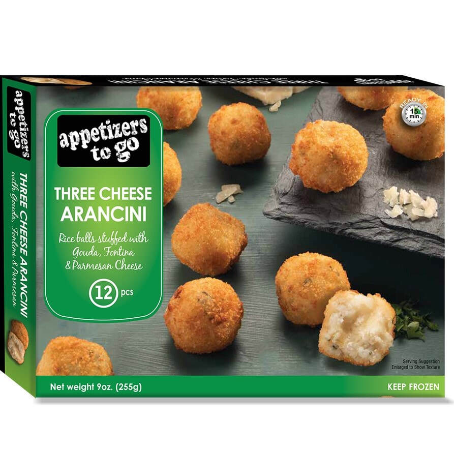🇮🇹 12 Three-Cheese Arancini, 9 oz [Frozen] ❄️