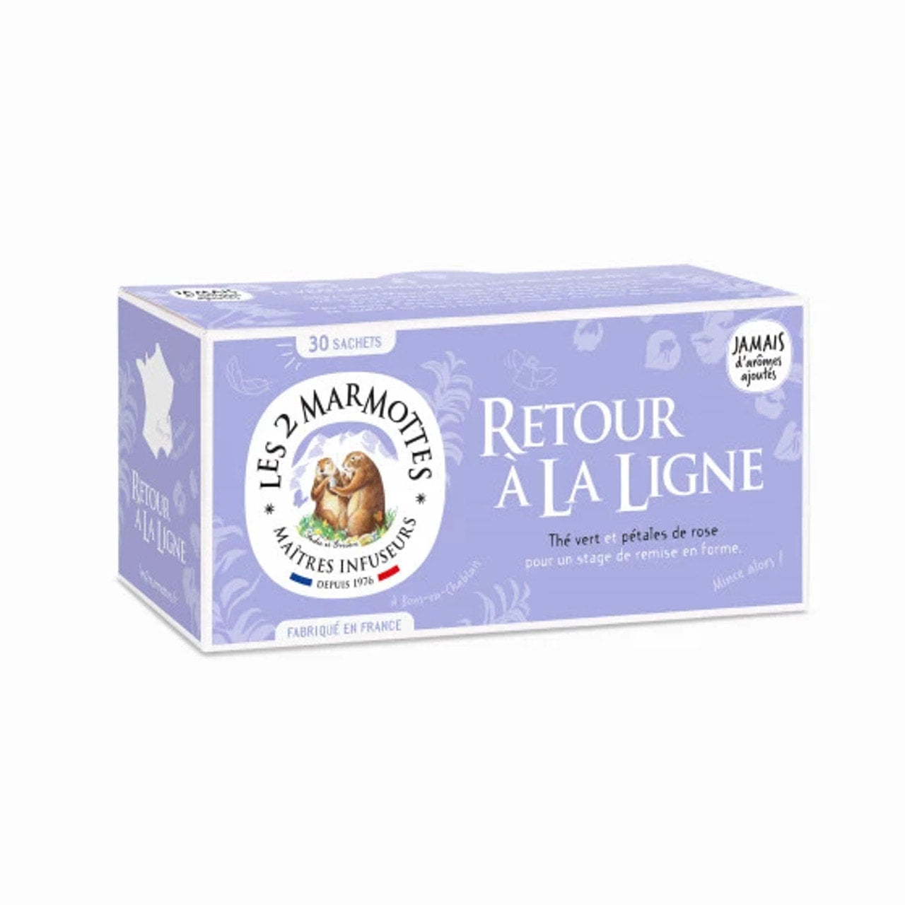 🇫🇷 30 Retour à la Ligne Herbal Tea Bags, 2.22 oz (63g)