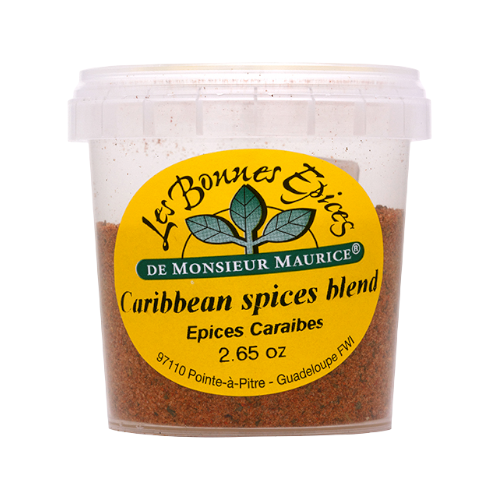 🇫🇷 Caribbean Spices Blend Seasoning by Les Bonnes Épices de Monsieur Maurice, 2.65 oz