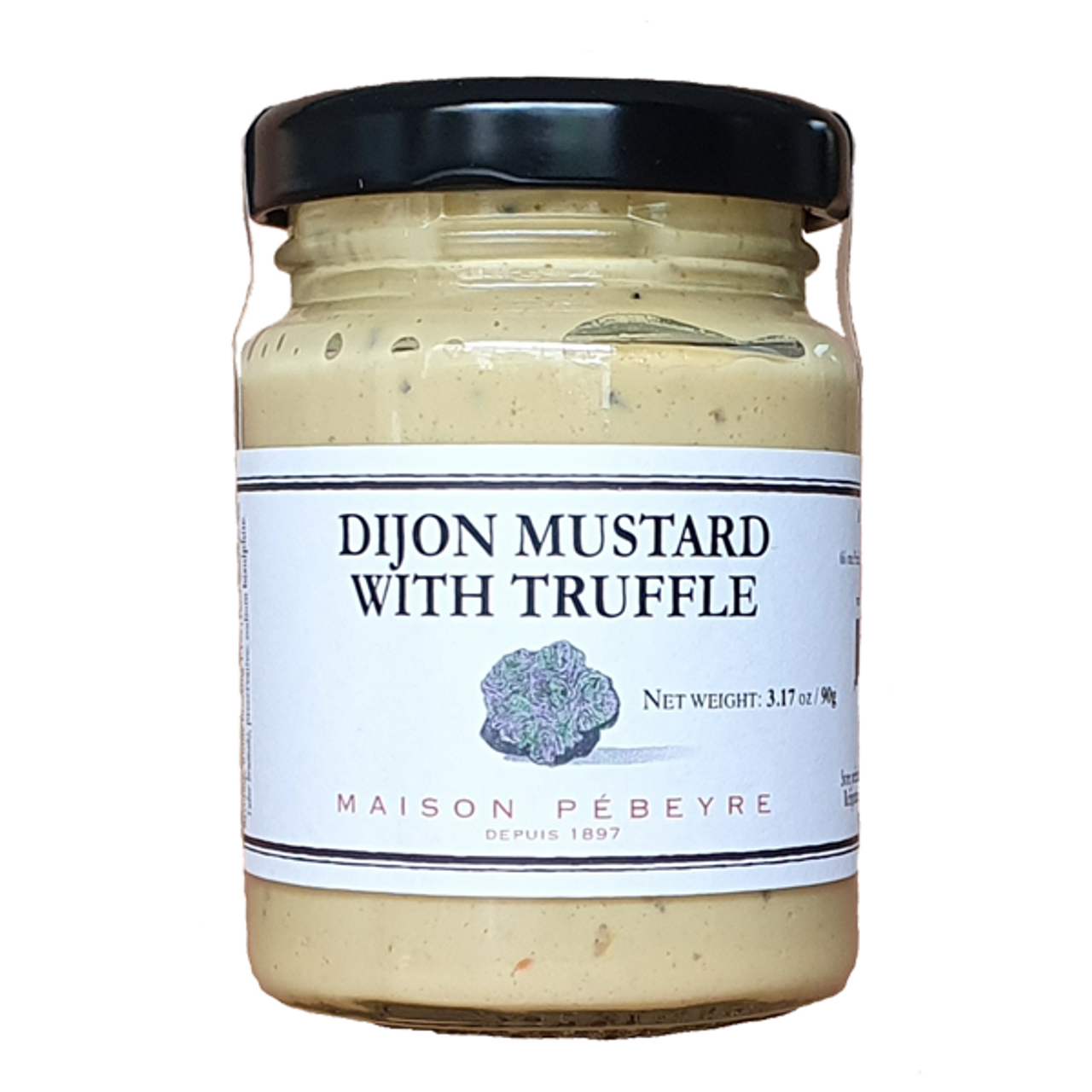 🇫🇷 Truffle Dijon Mustard by Maison Pebeyre 1897, 3.17 oz (90g) * Best By Date: 11/17/24