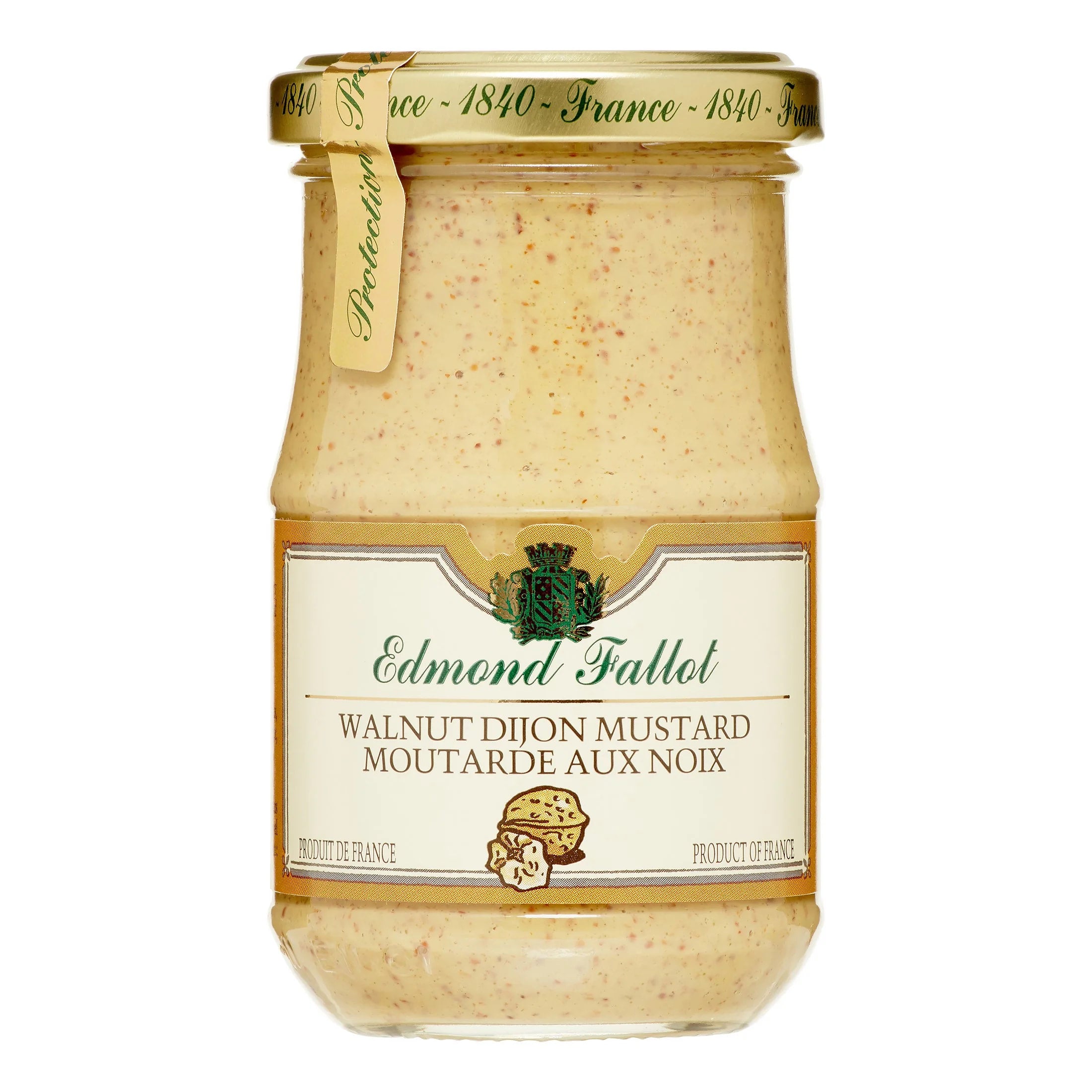 🇫🇷 Dijon Mustard w/ Walnuts by Fallot, 7.4 oz (210g)