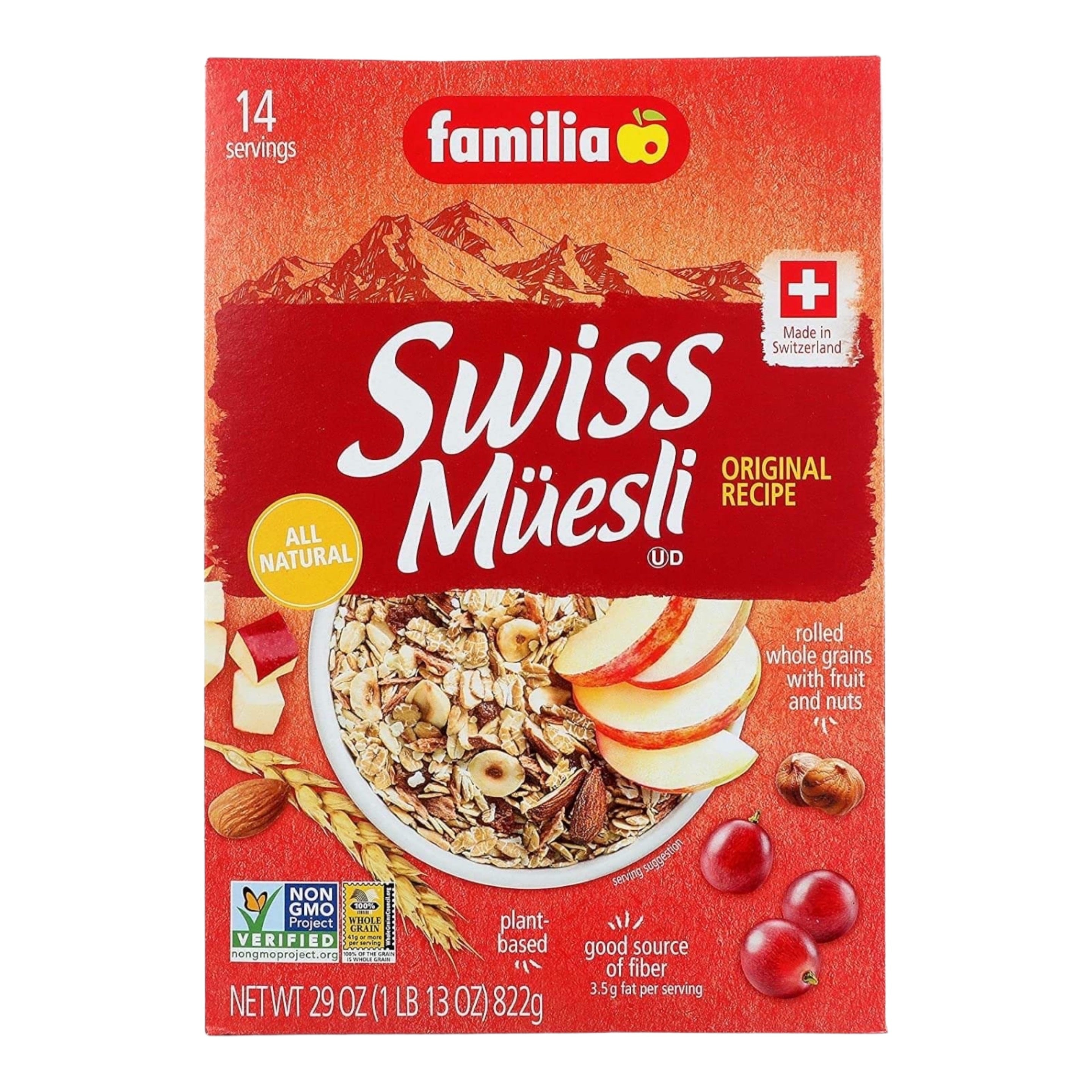 🇨🇭 All-Natural Swiss Muesli (Original Recipe), 29 oz (822g)