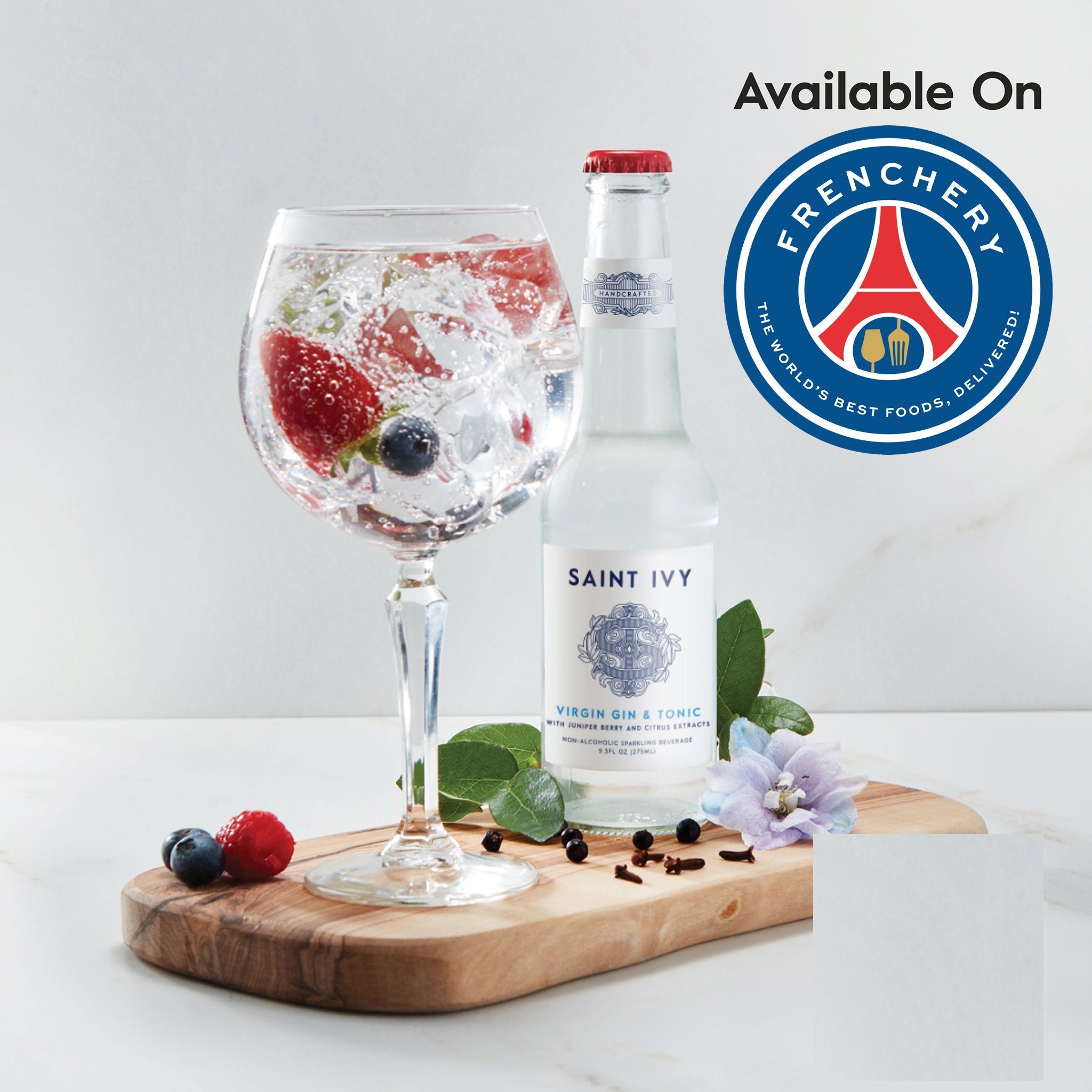 🇺🇸 4 Virgin Gin & Tonic by Saint Ivy, 12 fl oz (355ml)