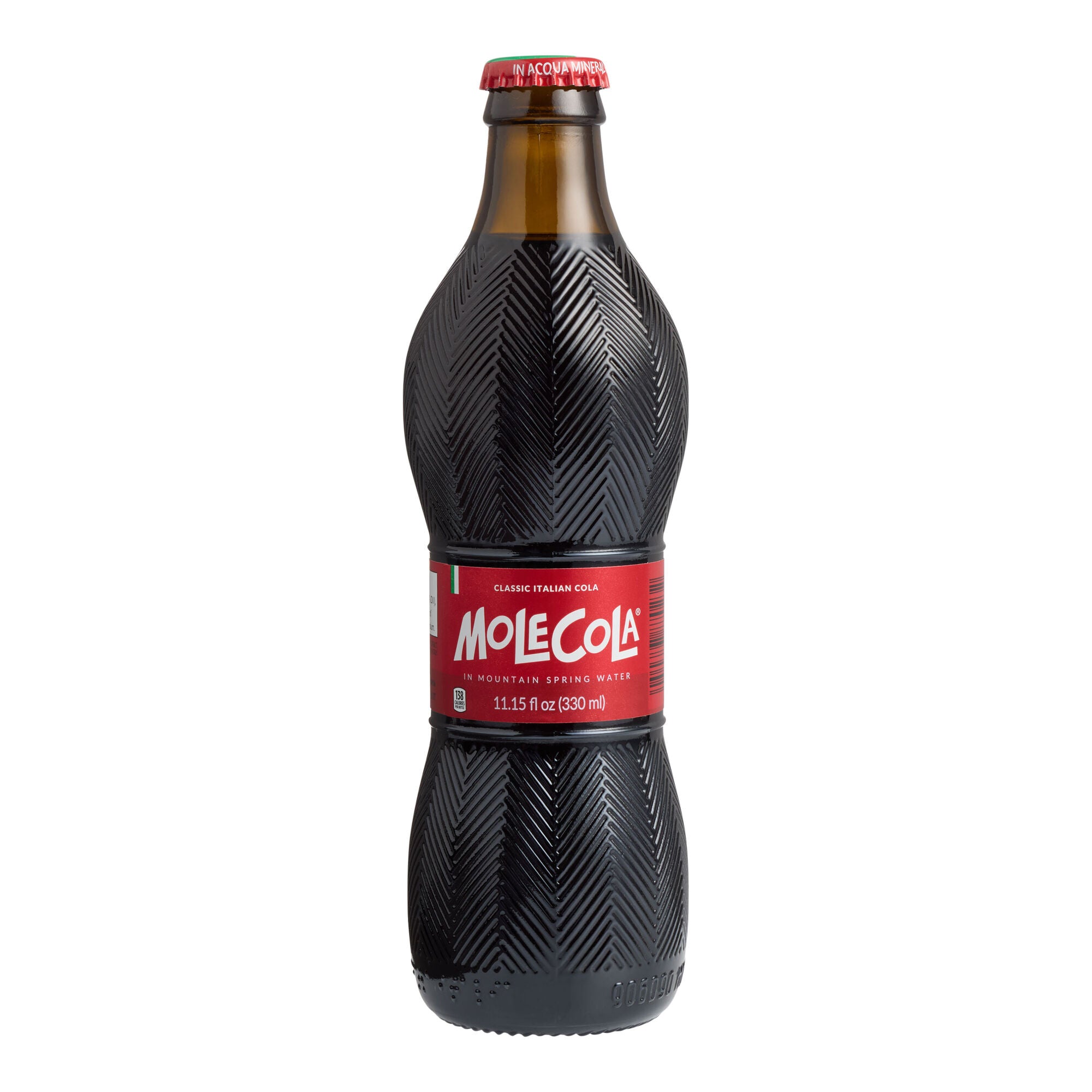 🇮🇹 MoleCola: The Original Italian Cola in Glass Bottle, 11.15 fl. oz. (330ml)