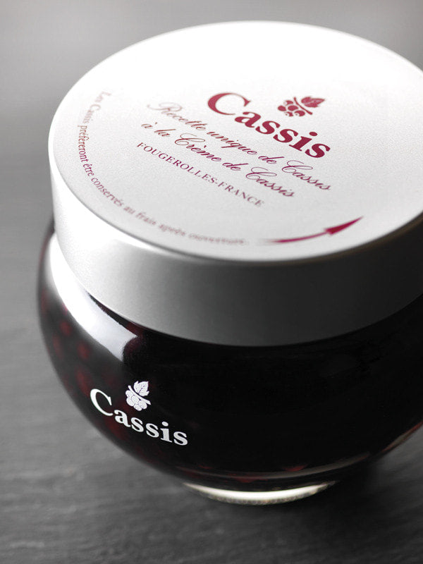 🇫🇷 Burgundy BlackCurrants Soaked In "Crème de Cassis" Liqueur (15%) by Grandes Distilleries Peureux, 11.8 fl. oz. (35cl)