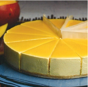🇺🇸 Mango Mousse Cake 10" (14 Slices) by Taste It, 3.25 lbs [Frozen] ❄️