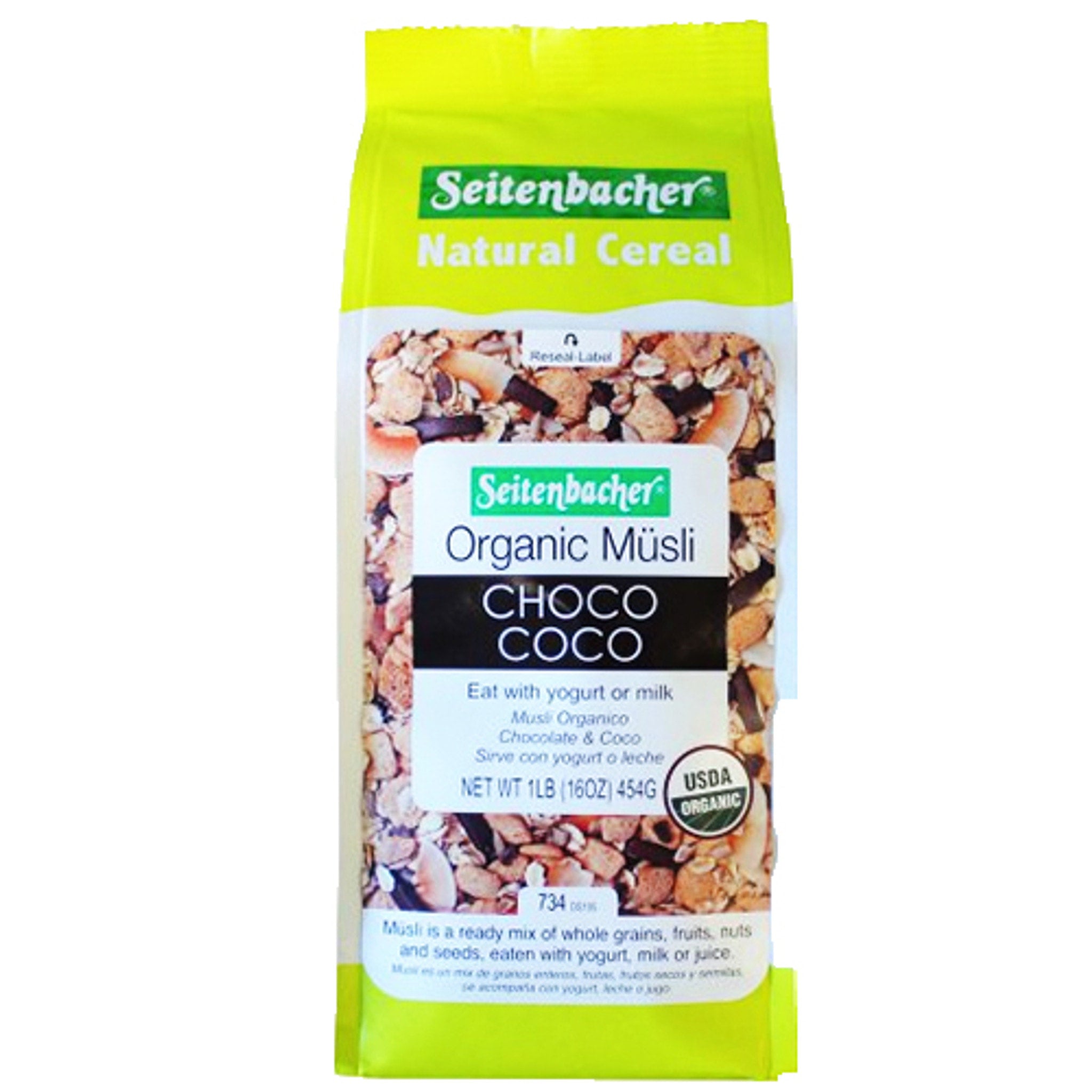 🇩🇪 Organic Chocolate & Coconut Muesli # 23, 16 oz (454g)