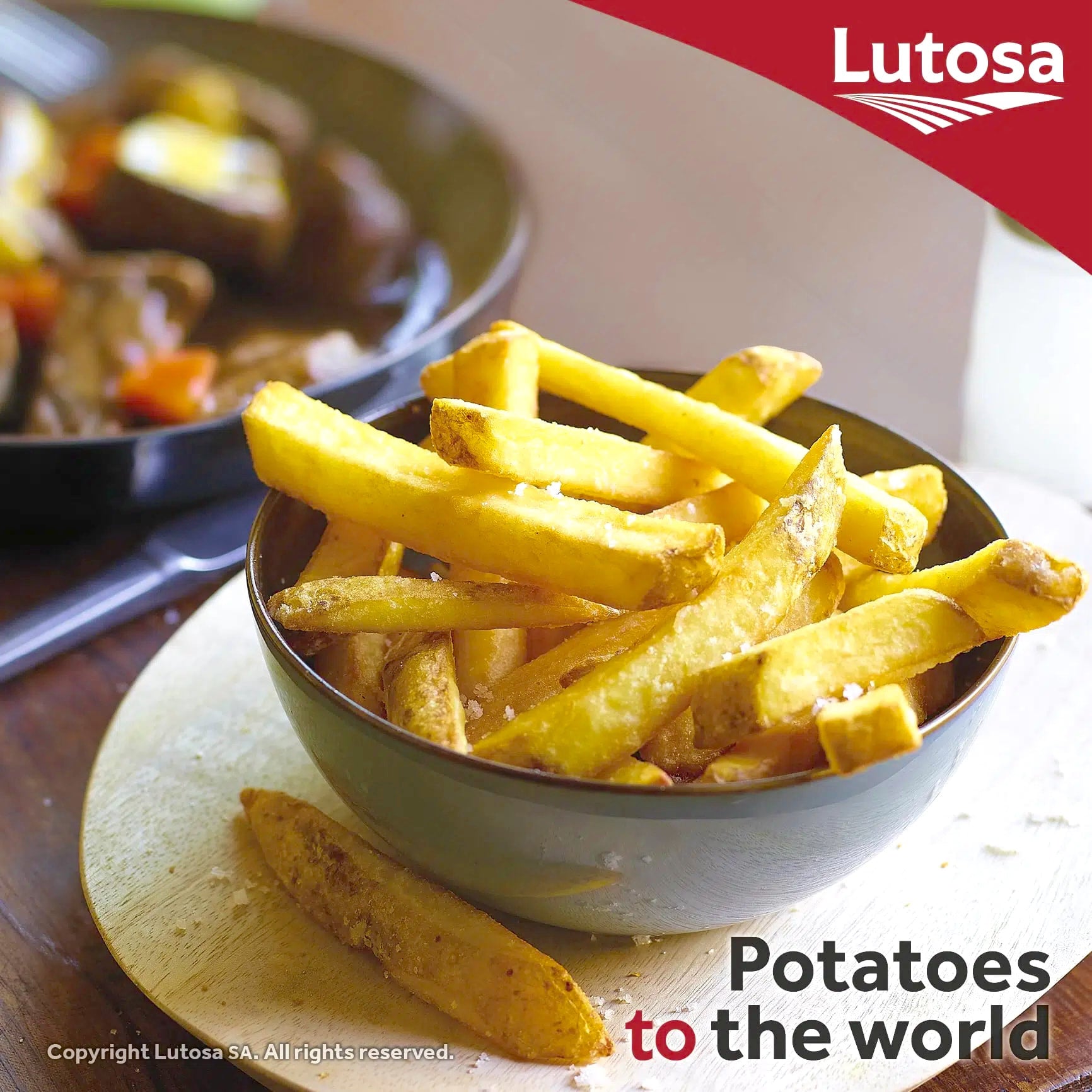 🇧🇪 Extra Crispy Hand-Cut Style Belgian Coated Fries Skin-On by Belviva/Lutosa, 5.5 lbs (2.5kg) [Frozen] ❄️