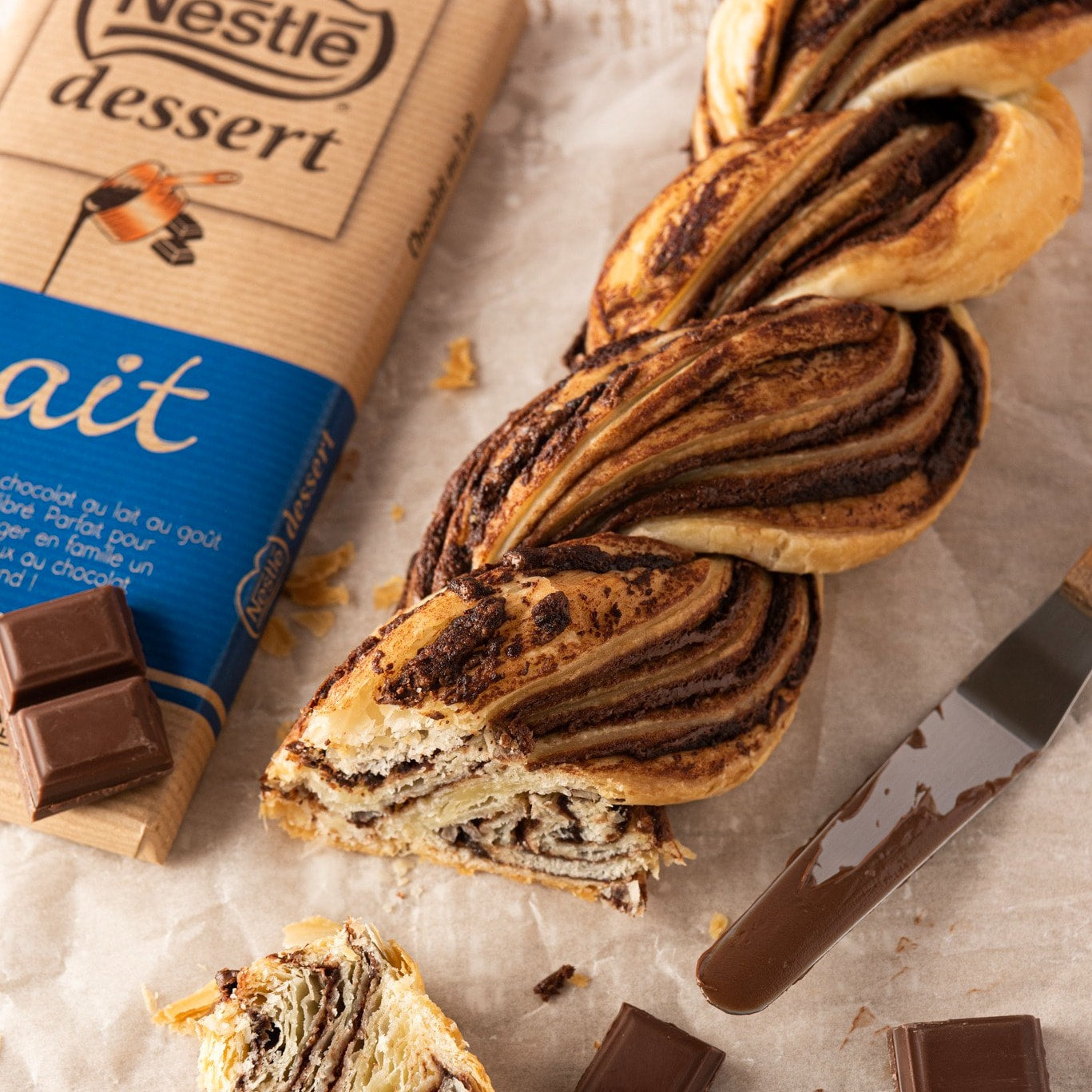 🇫🇷 Milk (14%) Chocolate (39%) Baking Bar by Nestle Dessert, 6 oz (170g)