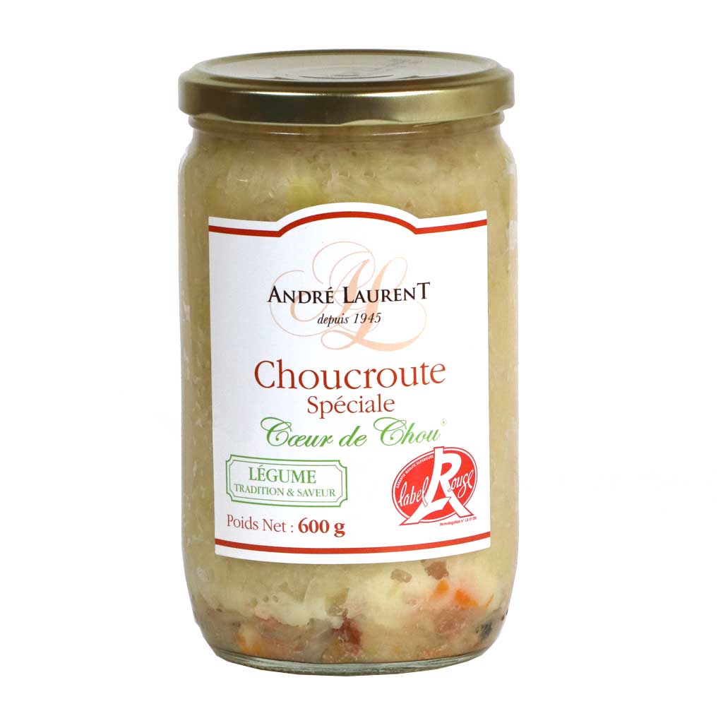 🇫🇷 Choucroute (Sauerkraut) Jar, 21 oz (600g)