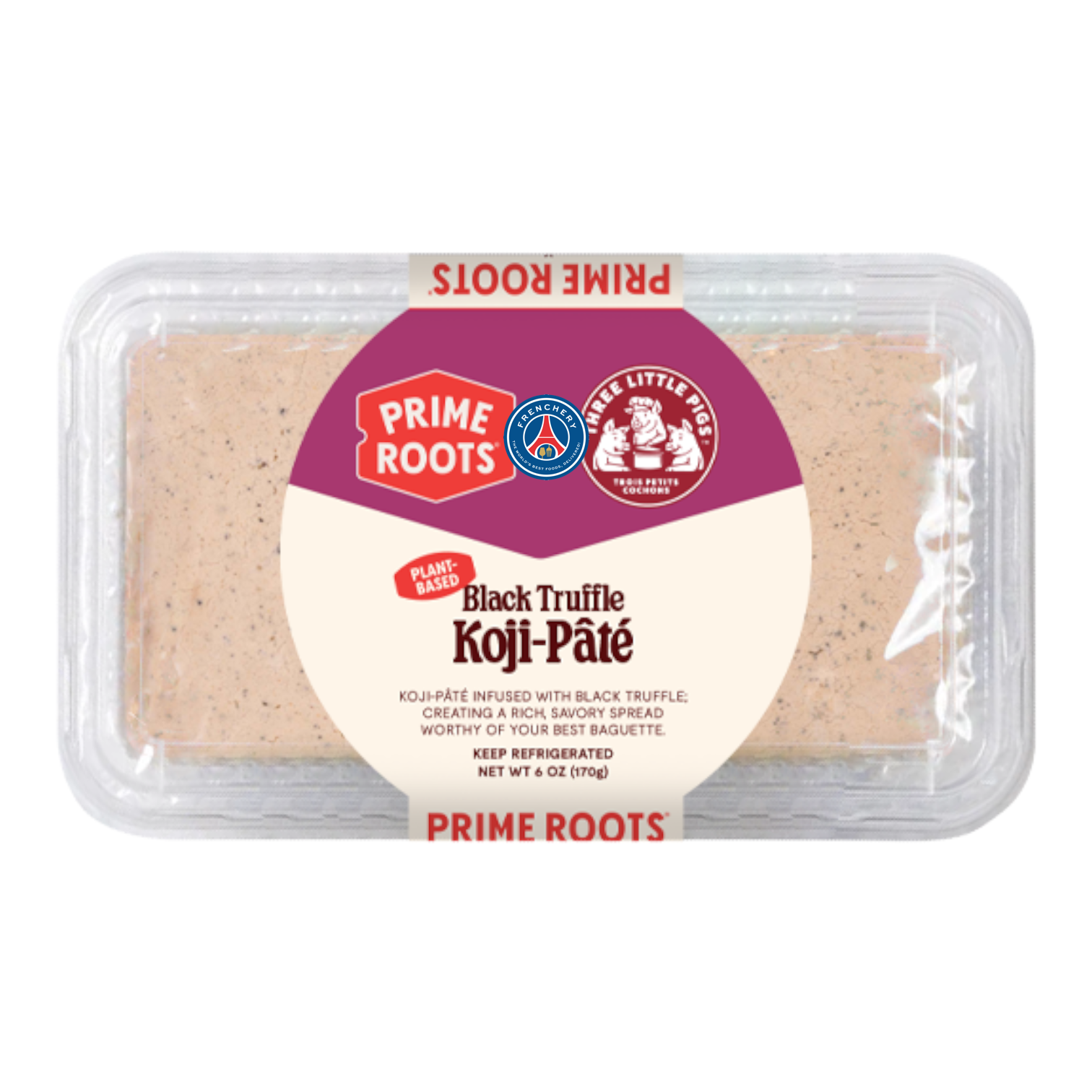 🇺🇸 Plant-Based 🌿 Koji Black Truffle Pâté, 6 oz (170g)