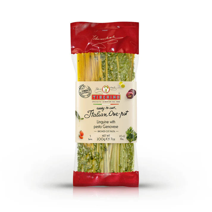 🇮🇹 Italian Ready Meal: Linguine w/ Pesto Genovese [2 Servings], 8.8 oz (250g)