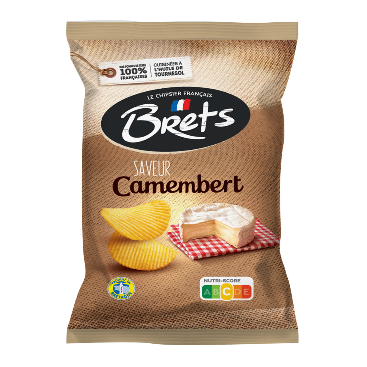 🇫🇷 Camembert Flavored All-Natural Potato Chips, 4.4oz (125g) [NO GMO, NO CORN SYRUP]