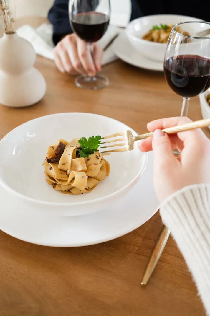 🇮🇹 Italian Ready Meal: Pappardelle Pasta w/ Porcini & White Truffle Oil [2 Servings], 7 oz
