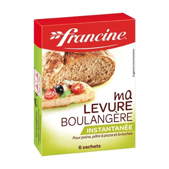 🇫🇷 6 Baker's Yeast For Breads, Pizza & Brioche, 1 oz (5g x 6 packs)