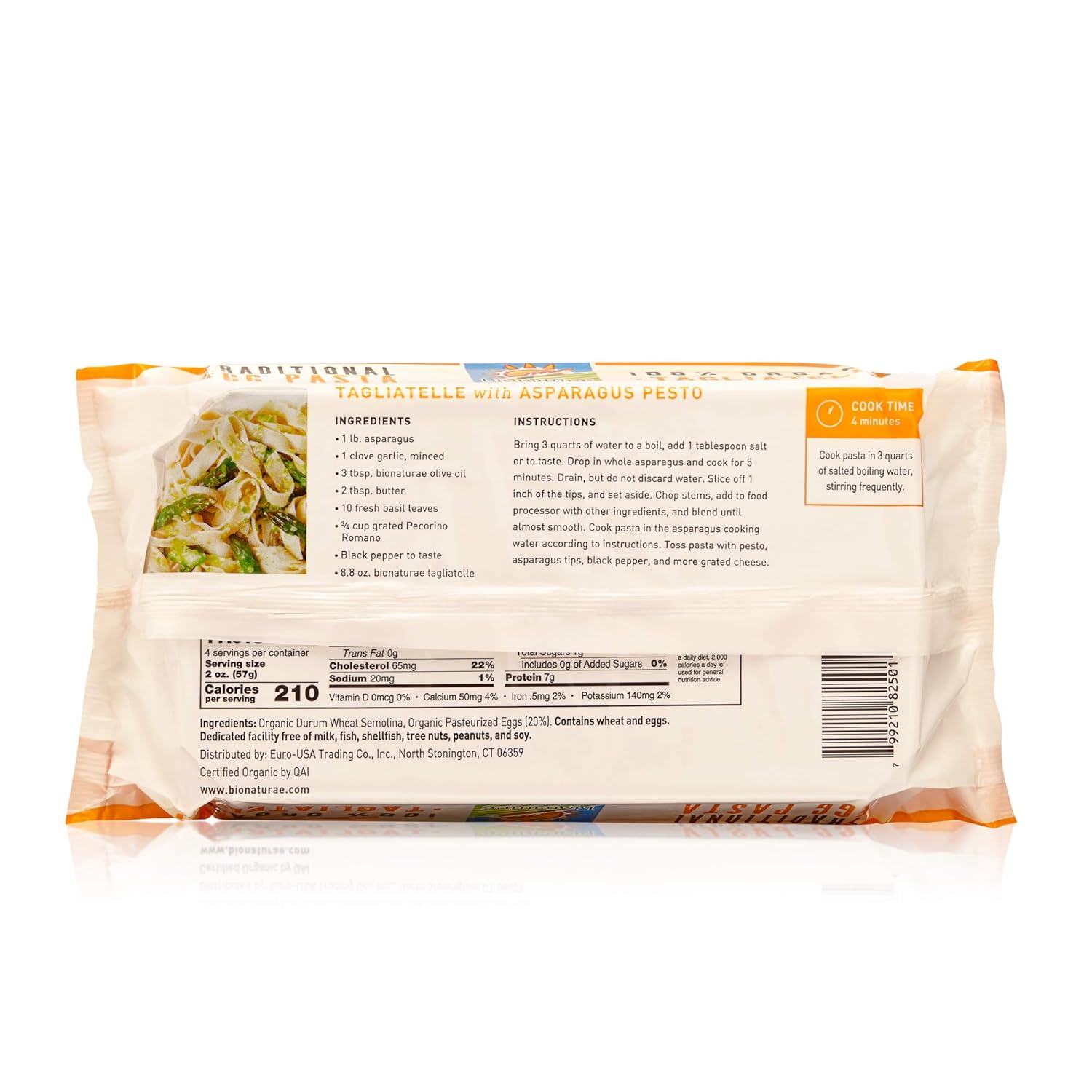 🇮🇹 Organic Tagliatelle Egg Pasta, 8.8 oz (250g)