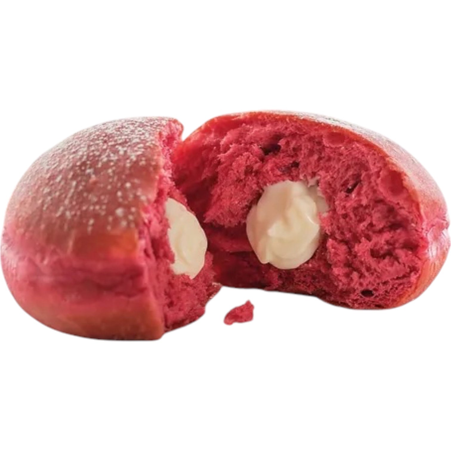 🇮🇹 4 Red Velvet Krapfen/Berliner w/ Pastry Cream by Forno D'Asolo, 2.2 oz (65g) [Frozen] ❄️