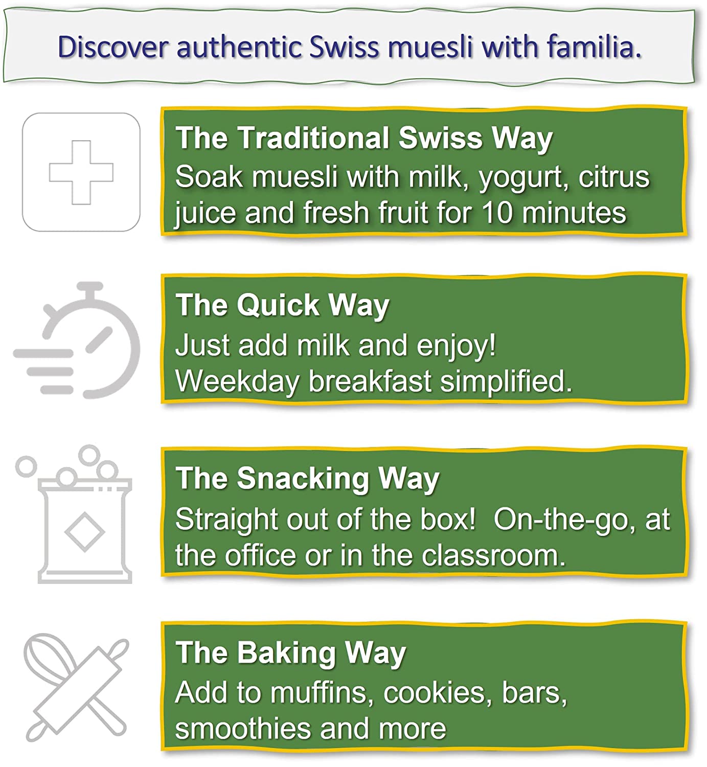🇨🇭 No Added-Sugar Swiss Müesli, 29 oz (822g)