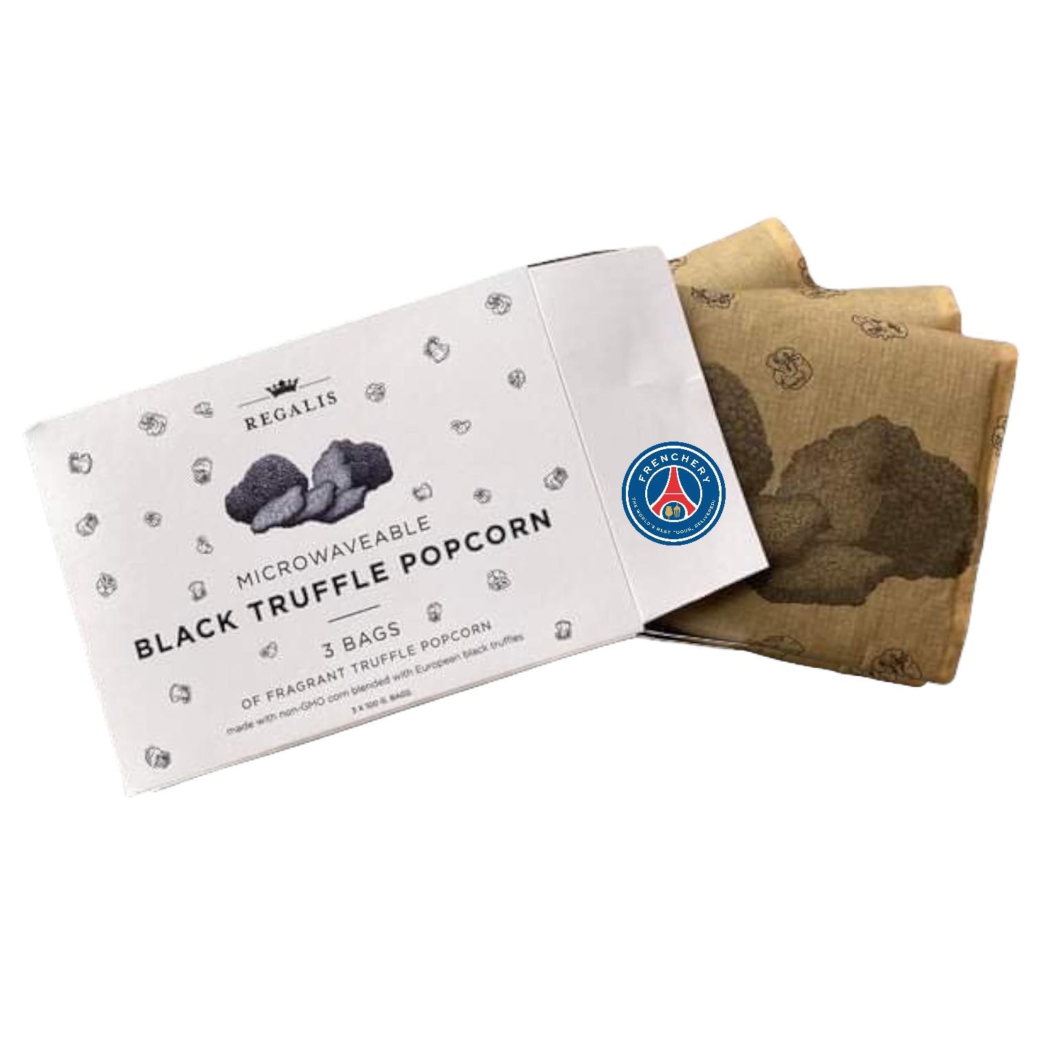 🇺🇸 Microwavable Black Truffle Popcorn, (3 bag x 100g)