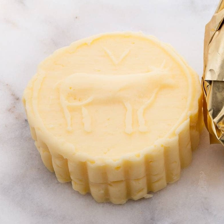 🇫🇷 Salted Churned Butter w/ Île de Ré ou 'Fleur de Sel, 8.8 oz (250g)
