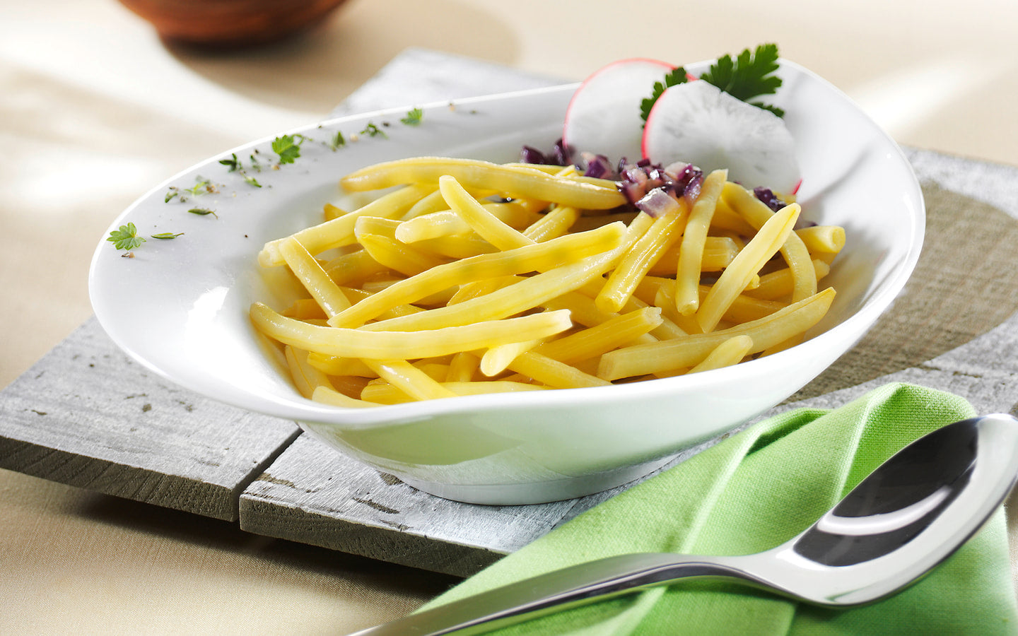 🇫🇷 Haricots Beurre Yellow Wax Beans, 2.2. lbs [Frozen] ❄️