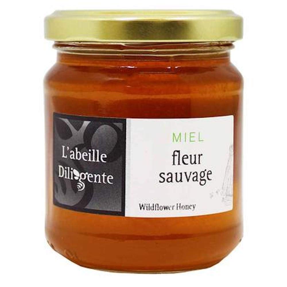 🇫🇷  Wild Flowers Raw Honey / Miel Fleurs Sauvages, 8.8 oz (250g)