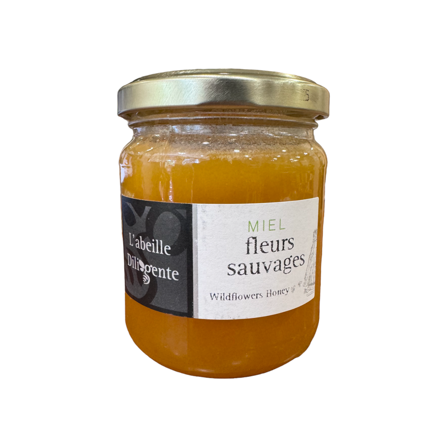 🇫🇷  Wild Flowers Raw Honey / Miel Fleurs Sauvages, 8.8 oz (250g)