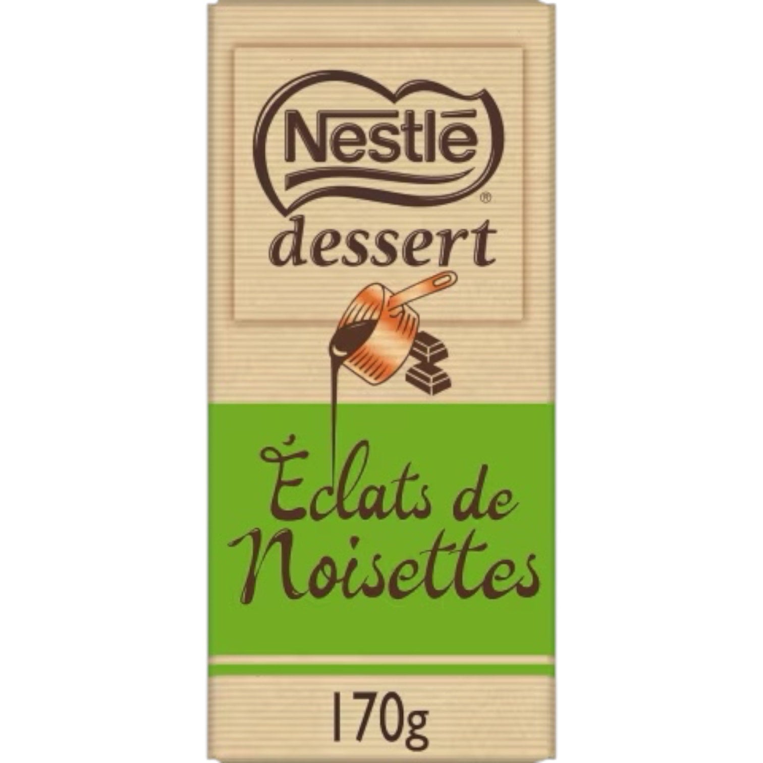 🇫🇷 Baking Chocolate Bar (49%) w/ Hazelnut Flakes (13%), 5.9 oz (170g)