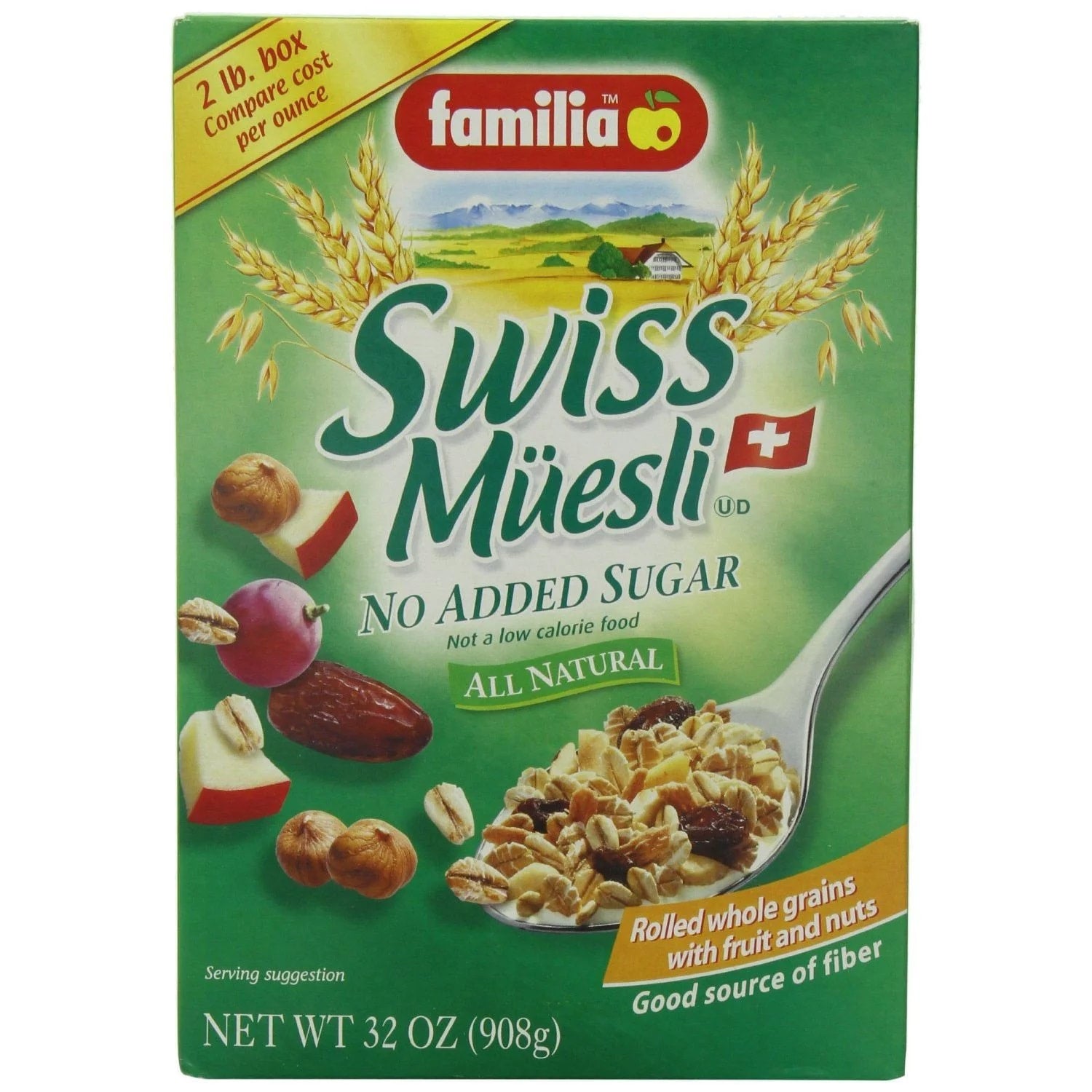 🇨🇭 No Added-Sugar Swiss Müesli, 29 oz (822g)