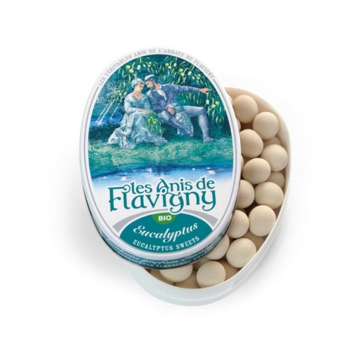 🇫🇷 Organic Eucalyptus Flavored Anise Drop Candy, 1.7 oz (50g)