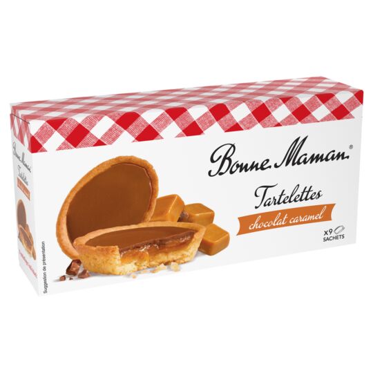 🇫🇷 9 Chocolate & Caramel Tartlets, 4.8 oz, (135g)
