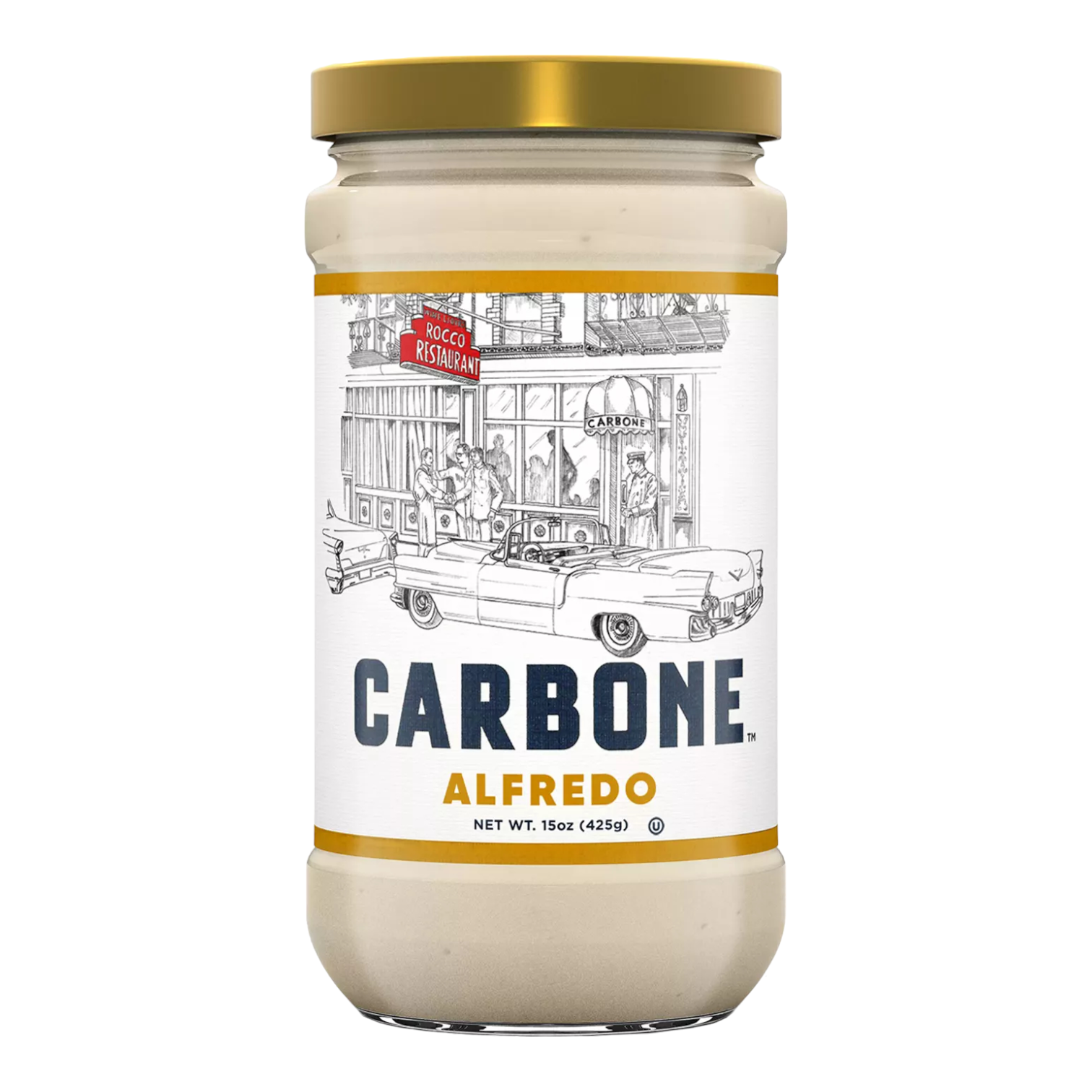 🇮🇹 Premium Alfredo Sauce [No Sugar Added], 15 fl oz (425g)