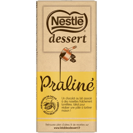 🇫🇷 Praliné: Hazelnuts (20%) & Milk Chocolate (36%) Baking Bar by Nestle Dessert, 5.9 oz (170g)