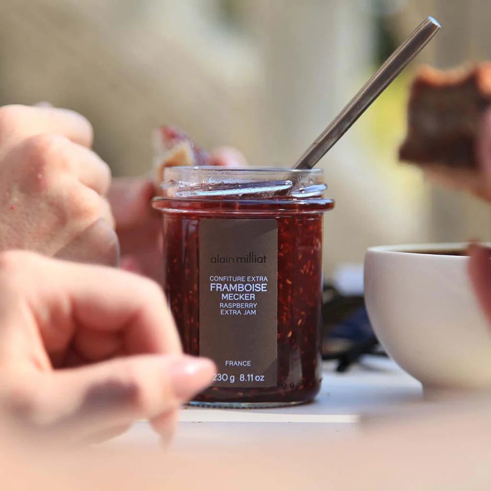 🇫🇷 Mecker Raspberry Jam, 10.6 oz (300g)