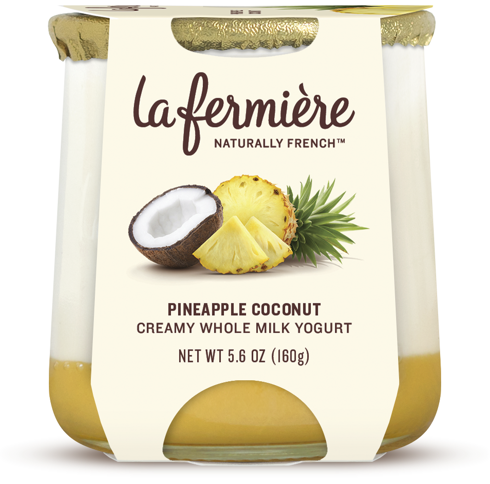 🇫🇷 Pineapple Coconut Yogurt, 4.9 oz (140g)