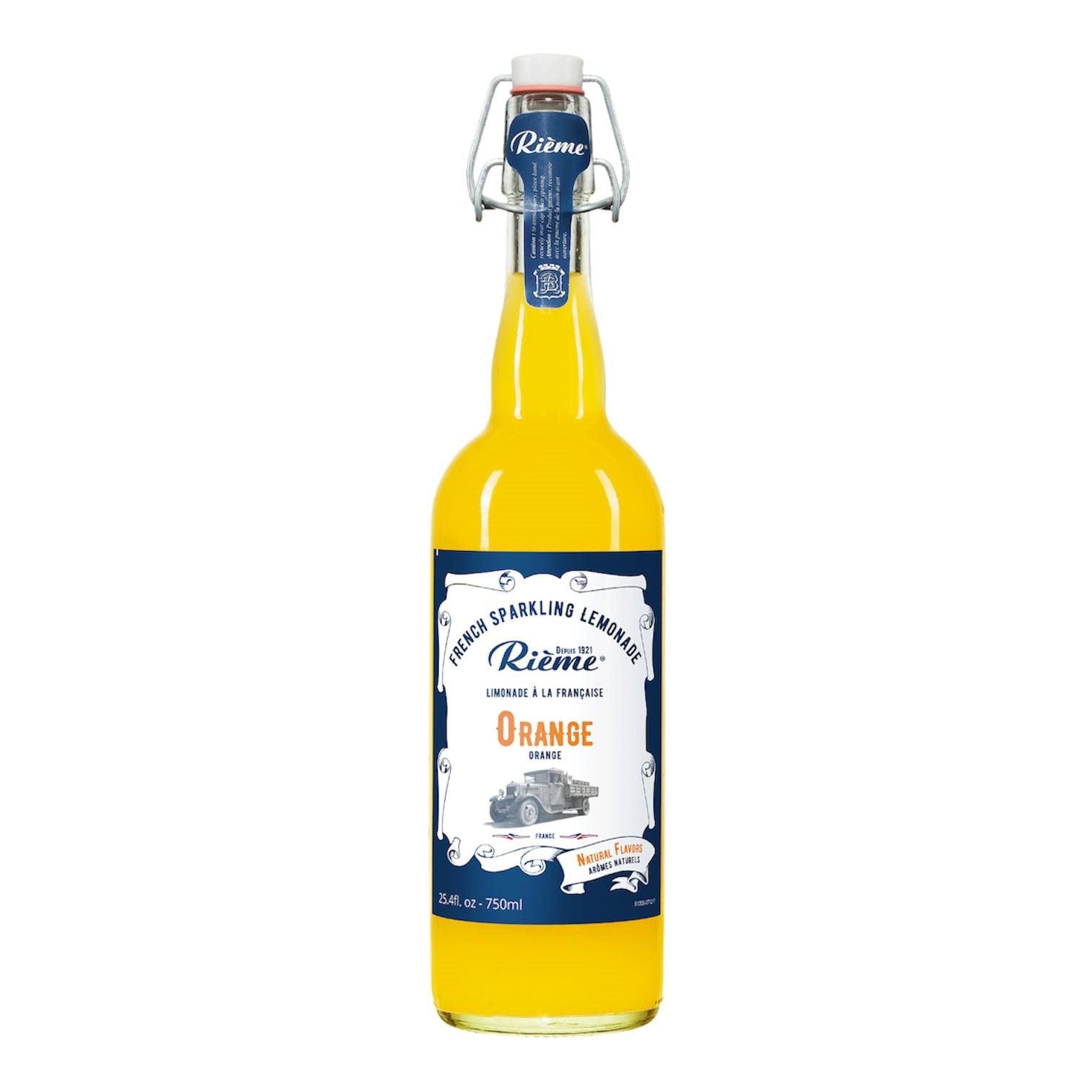 🇫🇷 French Sparkling Orange Lemonade by Rieme 1921, 25.4 fl. oz. (750 ml)